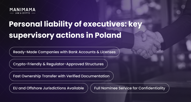 Personal liability of executives: key supervisory actions in Poland
